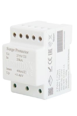 4-Pole Class C Surge Arrester 20/40kA