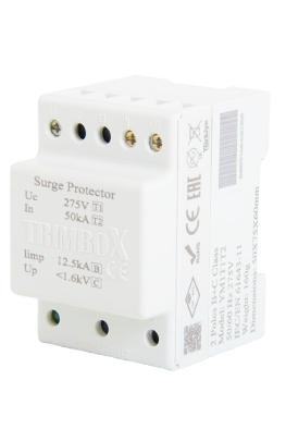 2-Pole Class B+C Surge Arrester 50kA